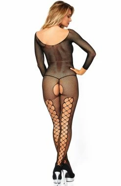 COAXcopenhagen2 Black Fishnet Bodystocking - Wanna Hook Up