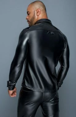 COAXcopenhagen.com The COAX Fetish Wet Look & PVC Shirt - The Master
