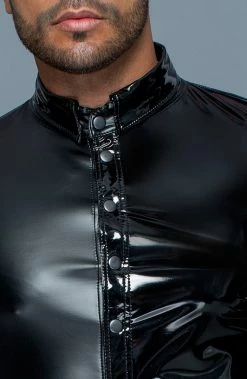 COAXcopenhagen.com The COAX Fetish Wet Look & PVC Shirt - The Master
