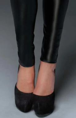 COAXcopenhagen2 The COAX Fetish Wet Look Stay Up Stockings - Making Me High