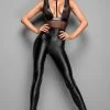 COAXcopenhagen2 Wet Look Catsuit With Choker - Ladylike