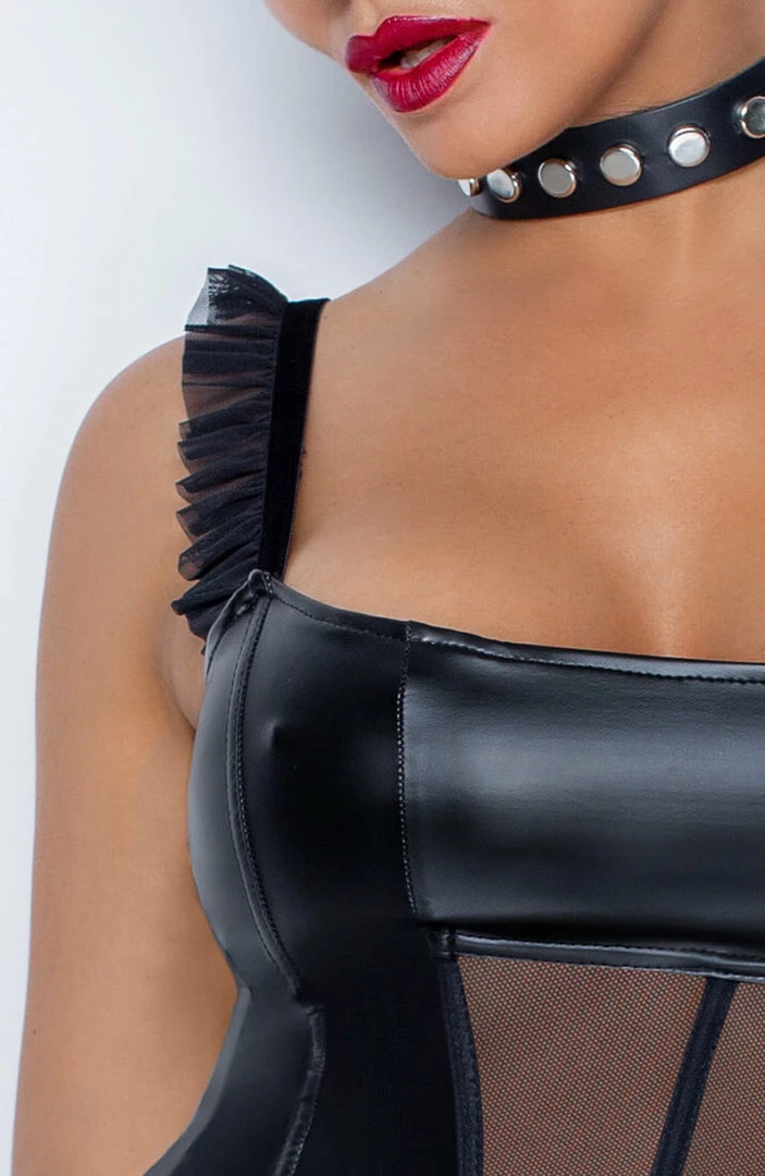 COAXcopenhagen.com The COAX Fetish Short Wet Look Dress - Bombastic Love