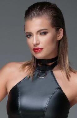 COAXcopenhagen2 Wet Look Pencil Dress - Crave Me The COAX Fetish