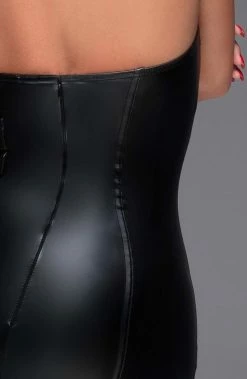 COAXcopenhagen2 Wet Look Pencil Dress - Crave Me The COAX Fetish