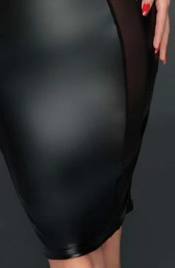 COAXcopenhagen2 Wet Look Pencil Dress - Don't Judge The COAX Fetish