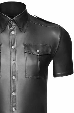 COAXcopenhagen2 Wet Look Shirt - The Perfect Fit The COAX Fetish