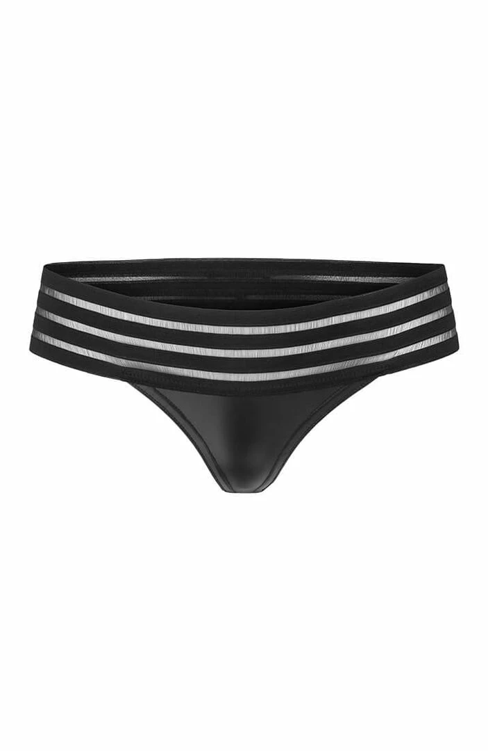 COAXcopenhagen2 Wet Look String Panty - The Strip LINGERIE