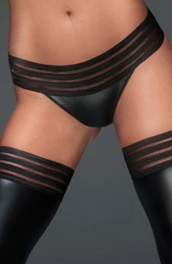 COAXcopenhagen2 Wet Look String Panty - The Strip LINGERIE