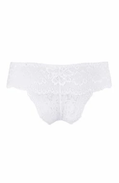 COAXcopenhagen.com White Lace Brazil Panty - BLOSSOM