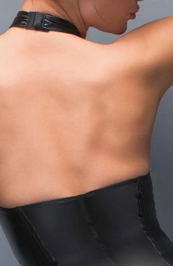 COAXcopenhagen2 The COAX Fetish Wet Look Teddy - Your Painkiller